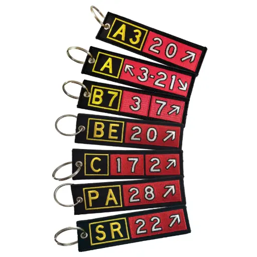 Airplane Make/Model Keychain