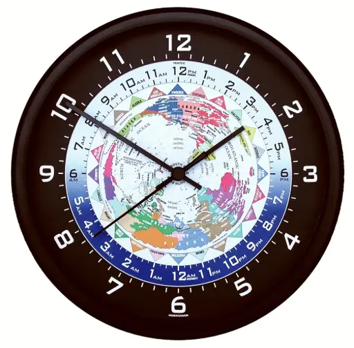 [NTRN-WTC04] 10" World Time Clock 