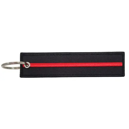 [NGEN255-TRL] Thin Red Line Firefighter Keychain
